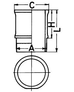 KOLBENSCHMIDT 88634110 Гільза циліндра