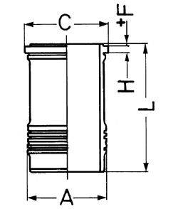 KOLBENSCHMIDT 89162110 Гільза циліндра