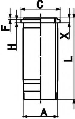 KOLBENSCHMIDT 89867110 Гільза циліндра