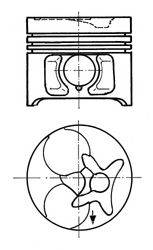 KOLBENSCHMIDT 90016600 Поршень
