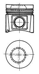 KOLBENSCHMIDT 90614600 Поршень