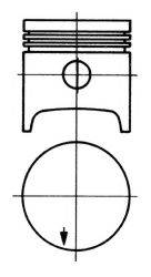 KOLBENSCHMIDT 91334701 Поршень
