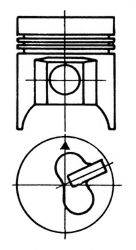 KOLBENSCHMIDT 92813600 Поршень