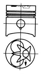 KOLBENSCHMIDT 93343620 Поршень
