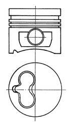 KOLBENSCHMIDT 94357610 Поршень