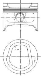 KOLBENSCHMIDT 94553600 Поршень
