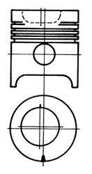 KOLBENSCHMIDT 99382600 Поршень