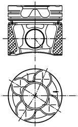 KOLBENSCHMIDT 99534630 Поршень