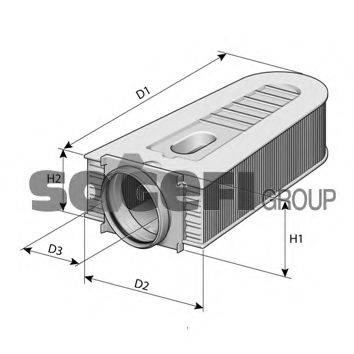 COOPERSFIAAM FILTERS PA7705 Повітряний фільтр