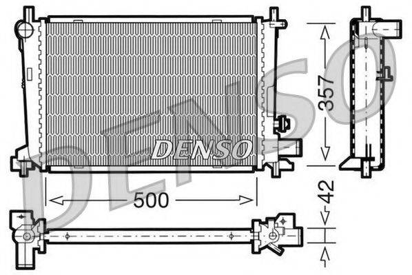 NPS DRM10040 Радіатор, охолодження двигуна