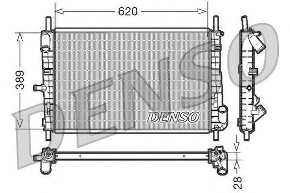 NPS DRM10072 Радіатор, охолодження двигуна