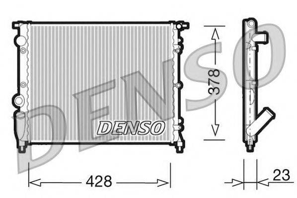 NPS DRM23001 Радіатор, охолодження двигуна