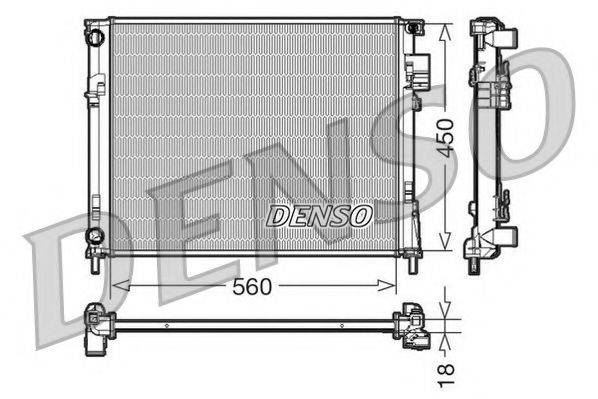 NPS DRM23095 Радіатор, охолодження двигуна