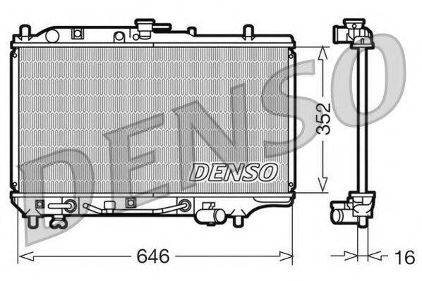 NPS DRM44005 Радіатор, охолодження двигуна