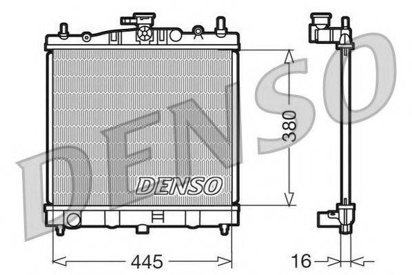 NPS DRM46002 Радіатор, охолодження двигуна