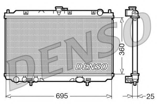 NPS DRM46014 Радіатор, охолодження двигуна