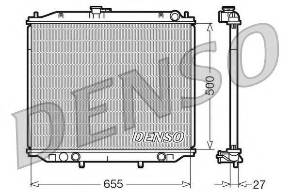 NPS DRM46020 Радіатор, охолодження двигуна