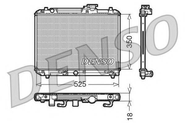 NPS DRM47002 Радіатор, охолодження двигуна