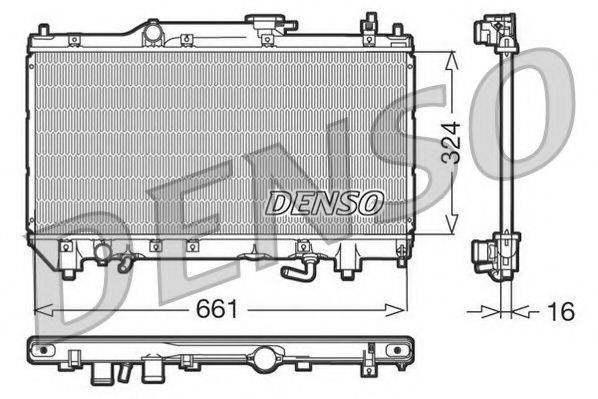 NPS DRM50017 Радіатор, охолодження двигуна