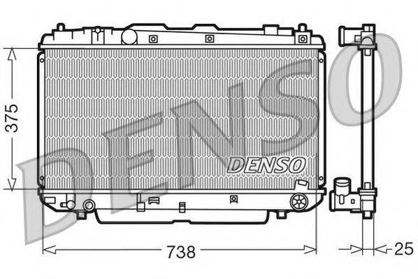 NPS DRM50021 Радіатор, охолодження двигуна