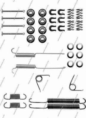 NPS M351I04 Комплектуючі, гальмівна колодка