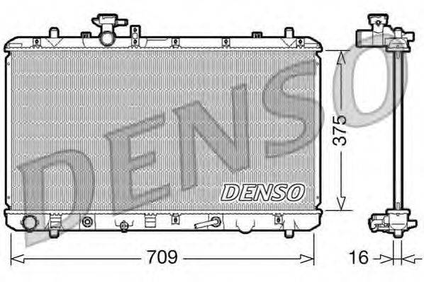 NPS DRM47024 Радіатор, охолодження двигуна