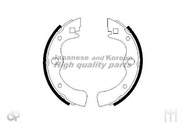 ASHUKI 10500004 Комплект гальмівних колодок