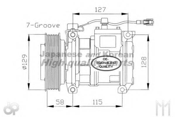 ASHUKI 2100K034 Компресор, кондиціонер