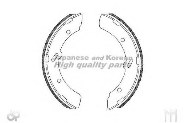 ASHUKI C01507 Комплект гальмівних колодок