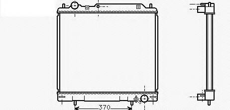 ASHUKI C55725 Радіатор, охолодження двигуна