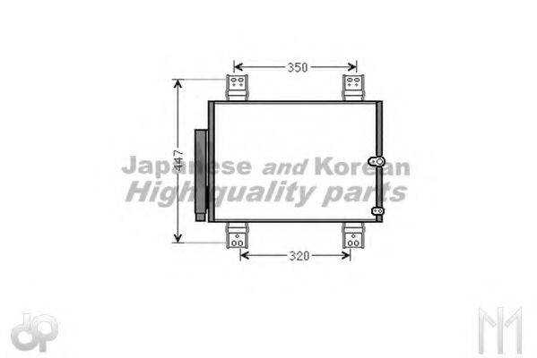 ASHUKI D55187 Конденсатор, кондиціонер