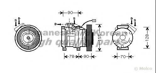 ASHUKI H55005 Компресор, кондиціонер