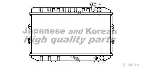 ASHUKI H55605 Радіатор, охолодження двигуна