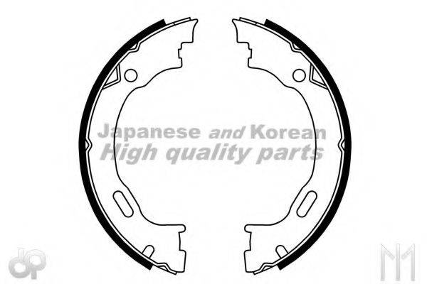ASHUKI HRK13121 Комплект гальмівних колодок