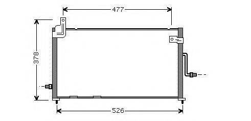 ASHUKI J03319 Конденсатор, кондиціонер