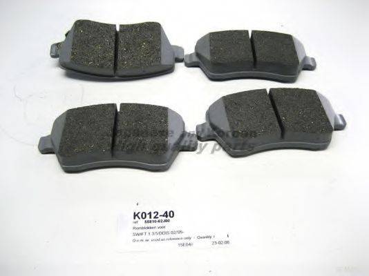 ASHUKI K01240 Комплект гальмівних колодок, дискове гальмо