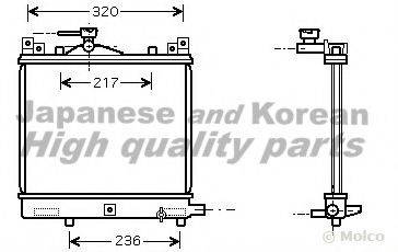 ASHUKI K45335 Радіатор, охолодження двигуна