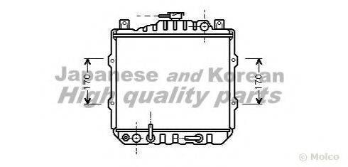 ASHUKI K70002 Радіатор, охолодження двигуна