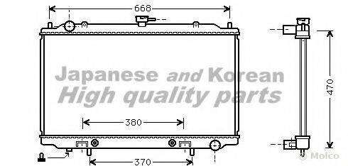 ASHUKI N65801 Радіатор, охолодження двигуна