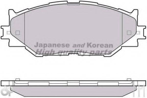 ASHUKI T11289 Комплект гальмівних колодок, дискове гальмо