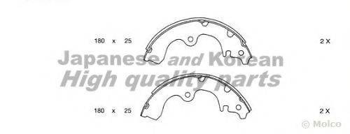 ASHUKI T11350 Комплект гальмівних колодок