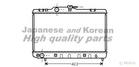 ASHUKI T55012 Радіатор, охолодження двигуна