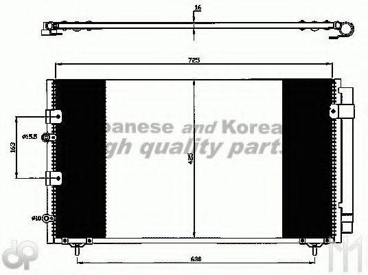 ASHUKI T55790 Конденсатор, кондиціонер