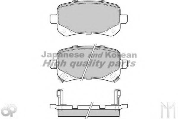 ASHUKI US104259 Комплект гальмівних колодок, дискове гальмо