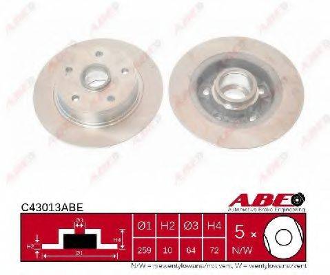 ABE C43013ABE гальмівний диск