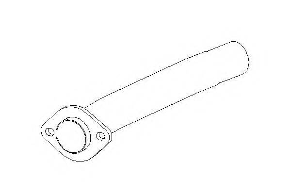 KLARIUS 110560 Труба вихлопного газу