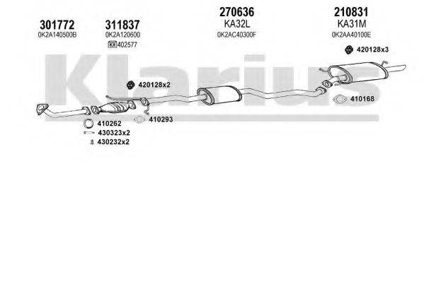 KLARIUS 500011E Система випуску ОГ