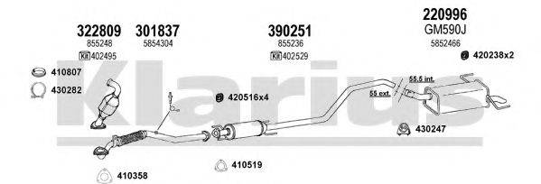 KLARIUS 391753E Система випуску ОГ