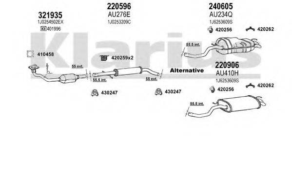 KLARIUS 931443E Система випуску ОГ