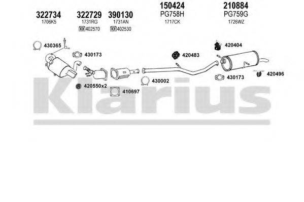 KLARIUS 180830E Система випуску ОГ